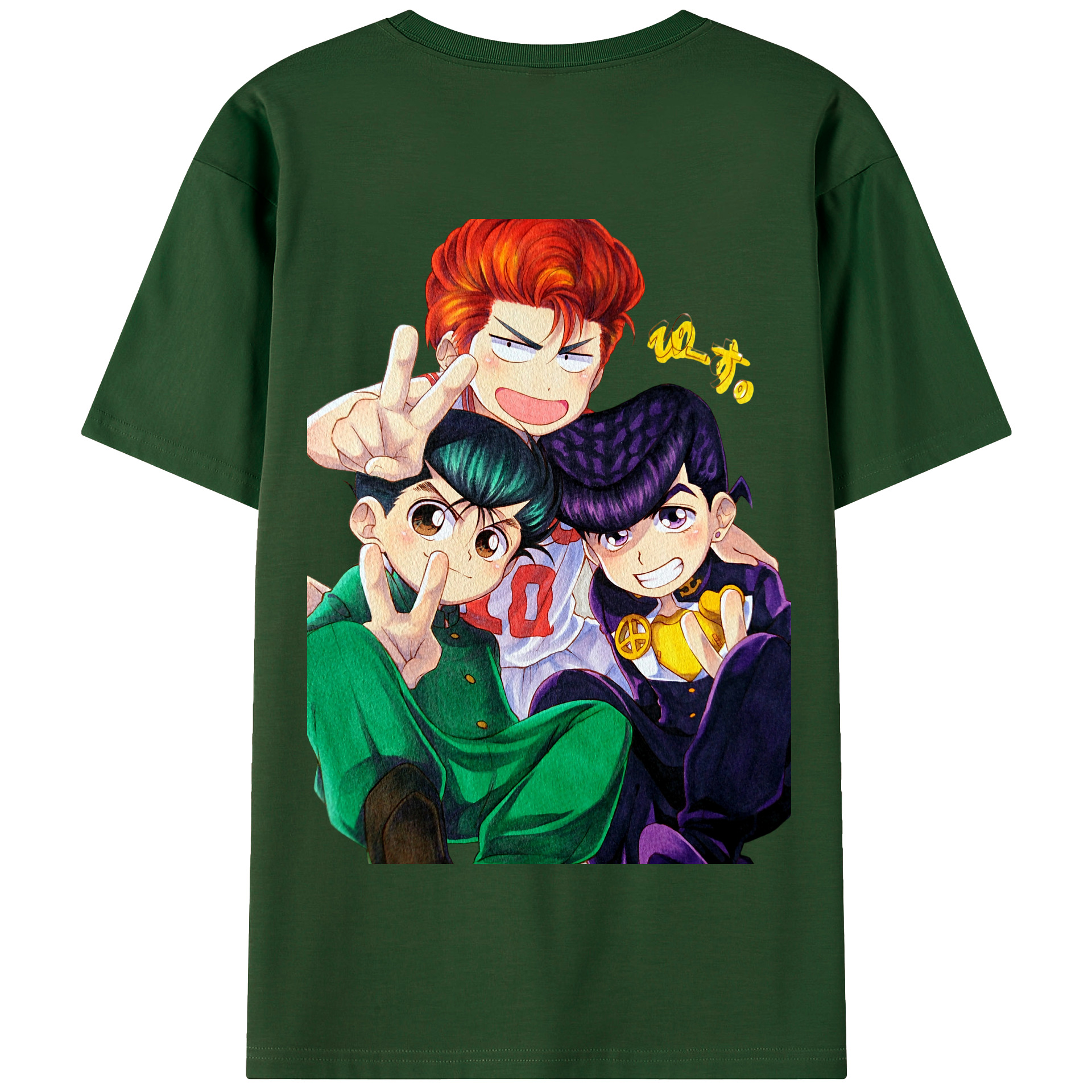 SLAM DUNK／スラムダンク 綿100％半袖Tシャツ（背面プリント）